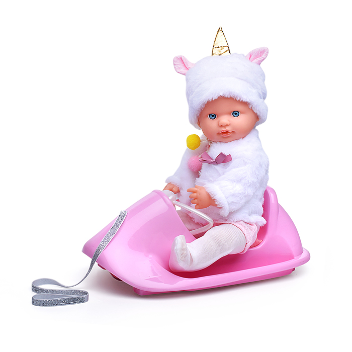 Пупс с аксессуарами YL2440F-E "Зимние забавы Джесики" в коробке