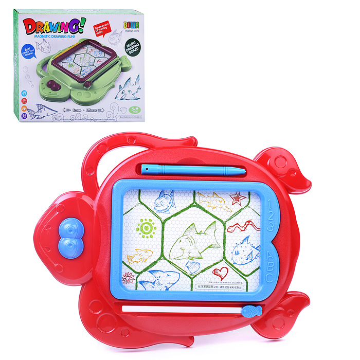 Доска для рисования 8267A "Черепашка" в коробке Доска для рисования 8267A "Черепашка" в коробке