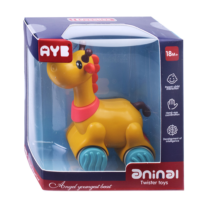 Фото к товару Каталка 2007-3 "Жираф" в коробке Каталка 2007-3 "Жираф" в коробке