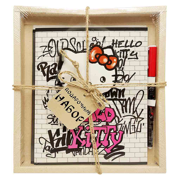 Набор. Тетрадь "Hello Kitty" манга, формат А5, клетка, 48 листов, на скрепке Набор. Тетрадь "Hello Kitty" манга, формат А5, клетка, 48 листов, на скрепке