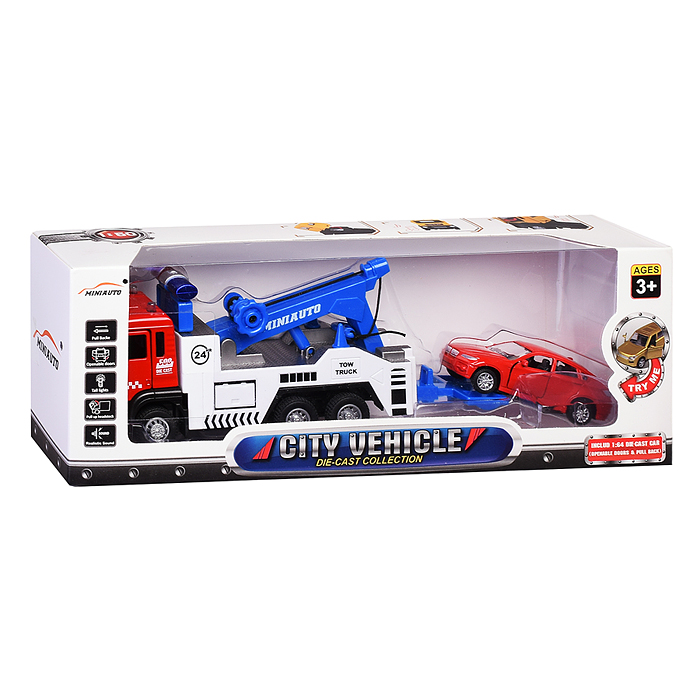 Фото к товару Эвакуатор 5009-1 "Смотритель дорог" в коробке Эвакуатор 5009-1 "Смотритель дорог" в коробке