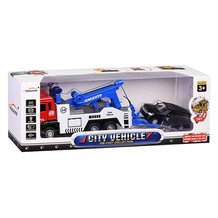 Фото к товару Эвакуатор 5009-1 "Смотритель дорог" в коробке Эвакуатор 5009-1 "Смотритель дорог" в коробке