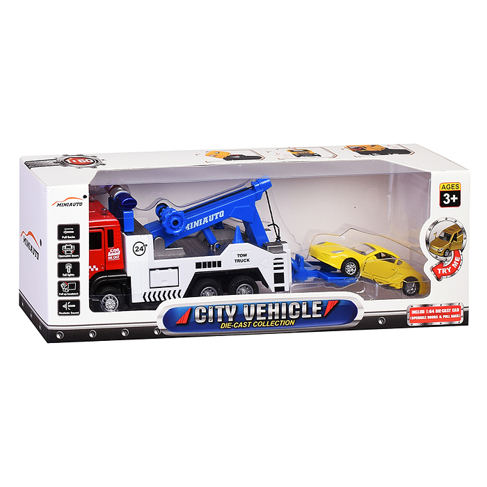 Фото к товару Эвакуатор 5009-1 "Смотритель дорог" в коробке Эвакуатор 5009-1 "Смотритель дорог" в коробке