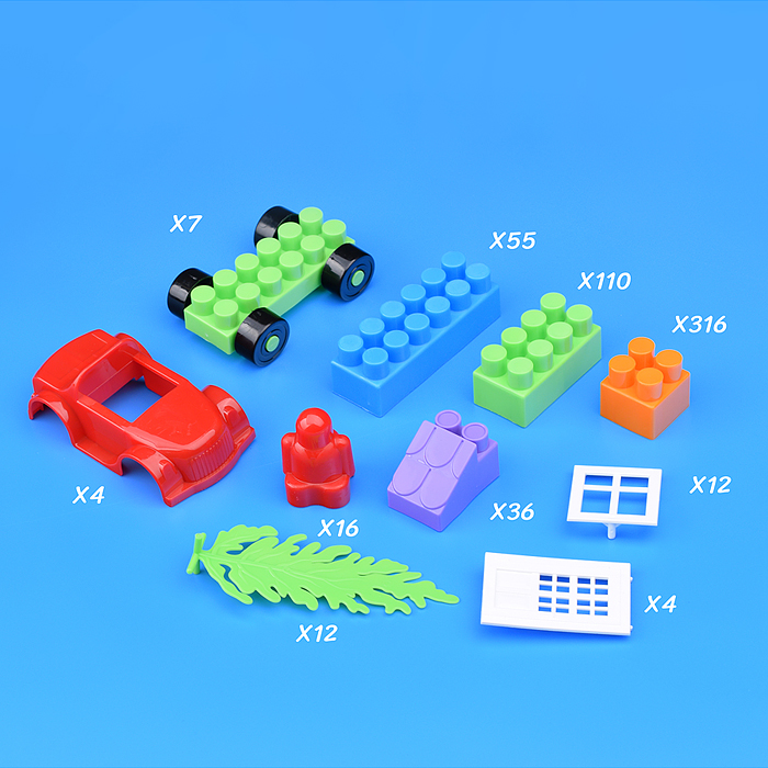 Конструктор "Комби Блок" 600 дет. 