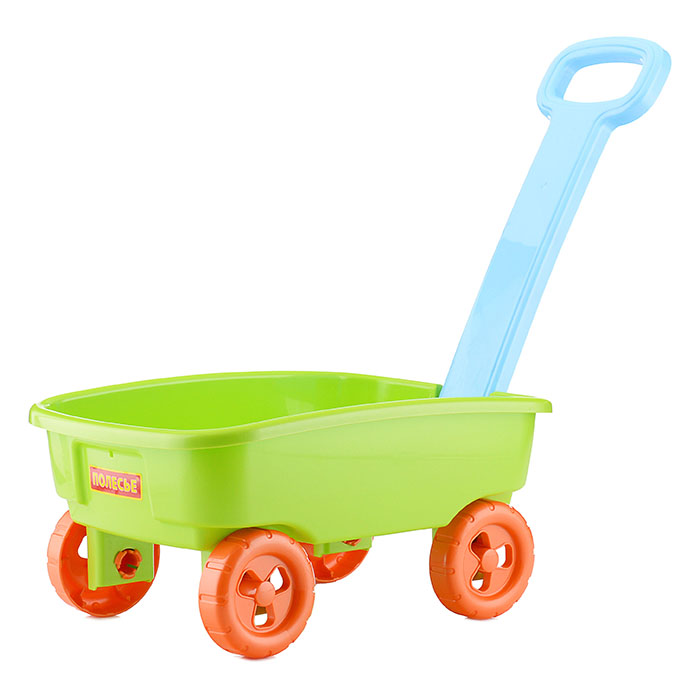 Фото к товару Тележка №3 с ручкой Тележка №3 с ручкой