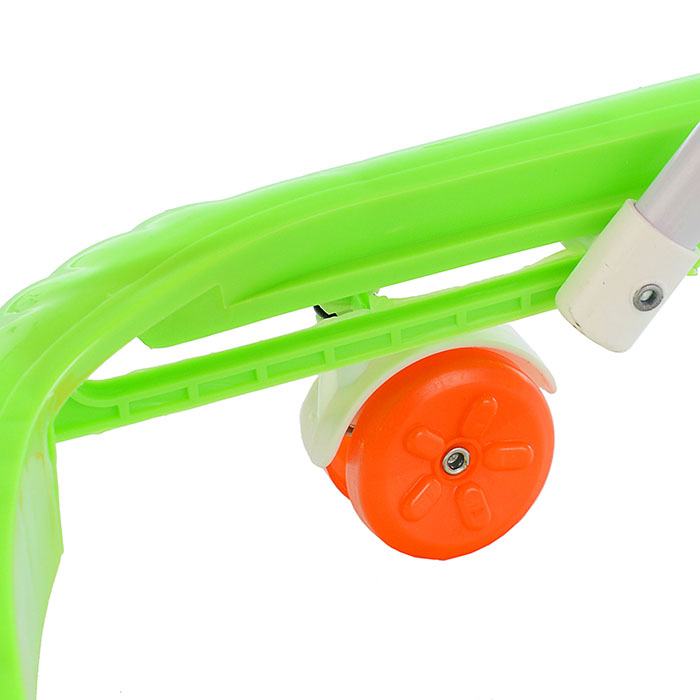 Ходунки 902-B-3 "Бабочка с цветочками" (зеленый-оранжевый) в пакете