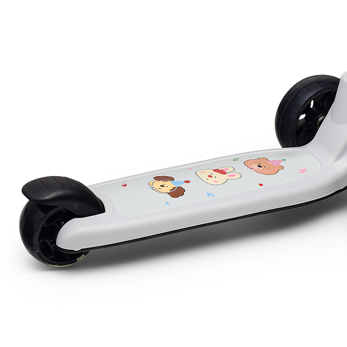 Фото к товару Самокат U001189Y 3-х кол., PU, цвет белый Самокат U001189Y 3-х кол., PU, цвет белый