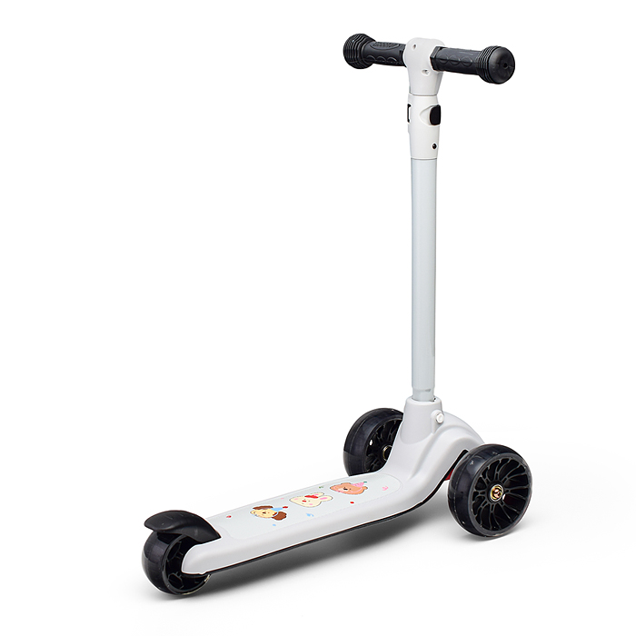 Фото к товару Самокат U001189Y 3-х кол., PU, цвет белый Самокат U001189Y 3-х кол., PU, цвет белый