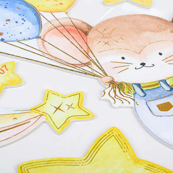 Фото к товару Наклейки интерьерные "Зверушки" МИКС самоклеющиеся фигурные ,объёмные размер наклейки 31* 48 см.. Наклейки интерьерные "Зверушки" МИКС самоклеющиеся фигурные ,объёмные размер наклейки 31* 48 см..