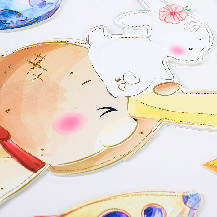 Фото к товару Наклейки интерьерные "Зверушки" МИКС самоклеющиеся фигурные ,объёмные размер наклейки 31* 48 см.. Наклейки интерьерные "Зверушки" МИКС самоклеющиеся фигурные ,объёмные размер наклейки 31* 48 см..