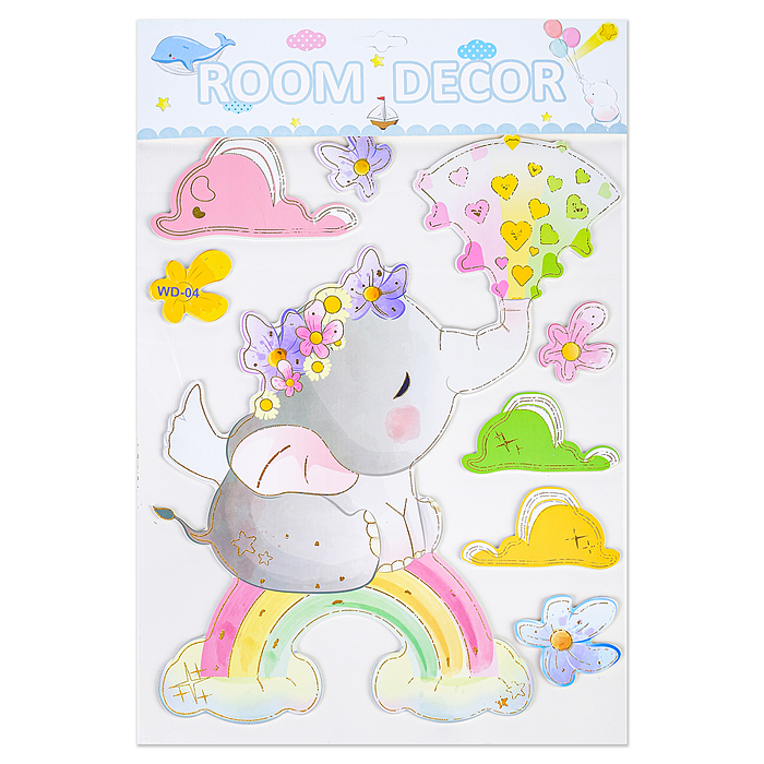 Фото к товару Наклейки интерьерные "Зверушки" МИКС самоклеющиеся фигурные ,объёмные размер наклейки 31* 48 см.. Наклейки интерьерные "Зверушки" МИКС самоклеющиеся фигурные ,объёмные размер наклейки 31* 48 см..