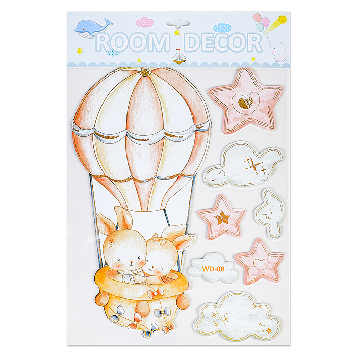 Фото к товару Наклейки интерьерные "Зверушки" МИКС самоклеющиеся фигурные ,объёмные размер наклейки 31* 48 см.. Наклейки интерьерные "Зверушки" МИКС самоклеющиеся фигурные ,объёмные размер наклейки 31* 48 см..