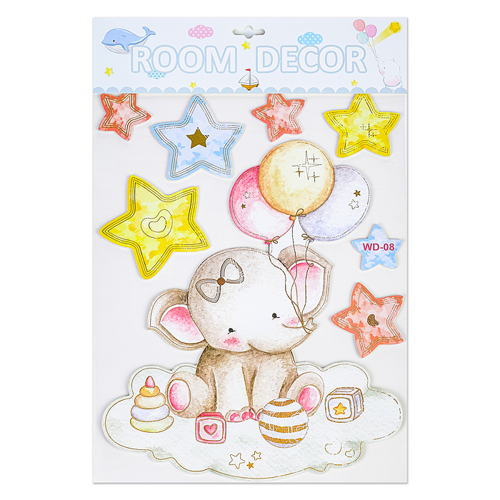 Фото к товару Наклейки интерьерные "Зверушки" МИКС самоклеющиеся фигурные ,объёмные размер наклейки 31* 48 см.. Наклейки интерьерные "Зверушки" МИКС самоклеющиеся фигурные ,объёмные размер наклейки 31* 48 см..