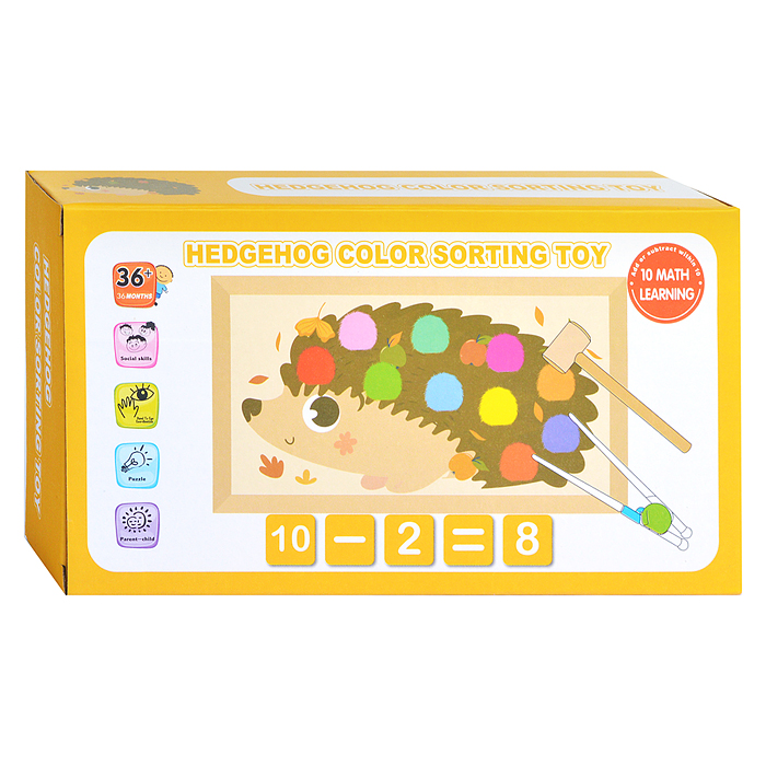 Фото к товару Игра развивающая D1906 "Ежик Тук-тук" Игра развивающая D1906 "Ежик Тук-тук"