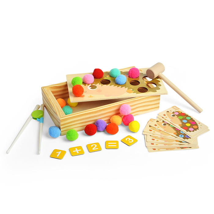 Фото к товару Игра развивающая D1906 "Ежик Тук-тук" Игра развивающая D1906 "Ежик Тук-тук"