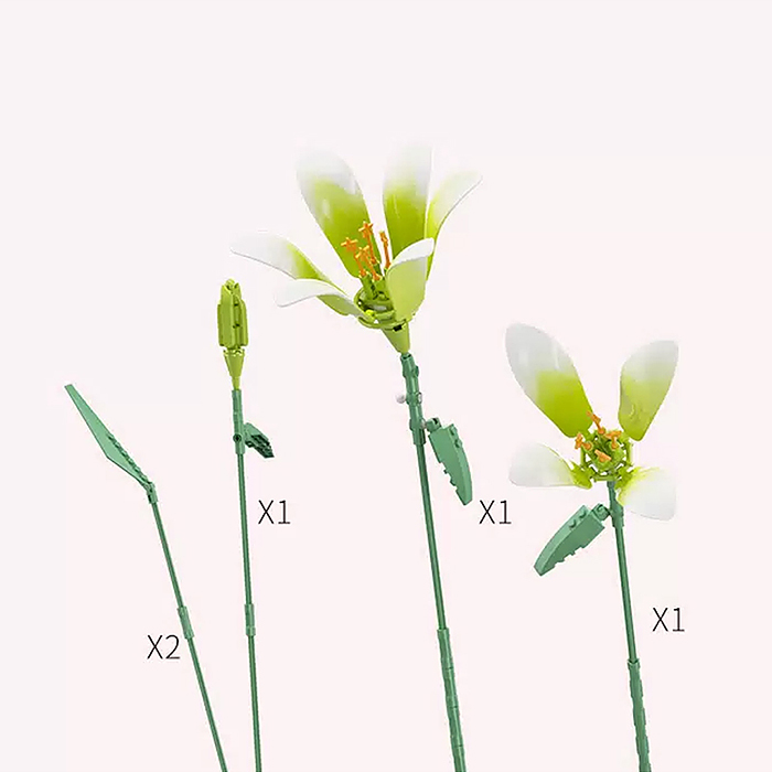 Конструктор JK26101 "Красивый букет" 165 дет., в коробке