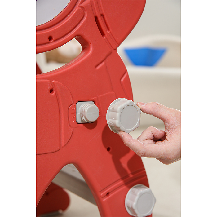 Фото к товару Горка детская UT0110 "Астронавт" (цвет красный) Горка детская UT0110 "Астронавт" (цвет красный)