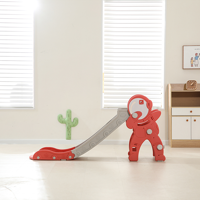 Фото к товару Горка детская UT0110 "Астронавт" (цвет красный) Горка детская UT0110 "Астронавт" (цвет красный)