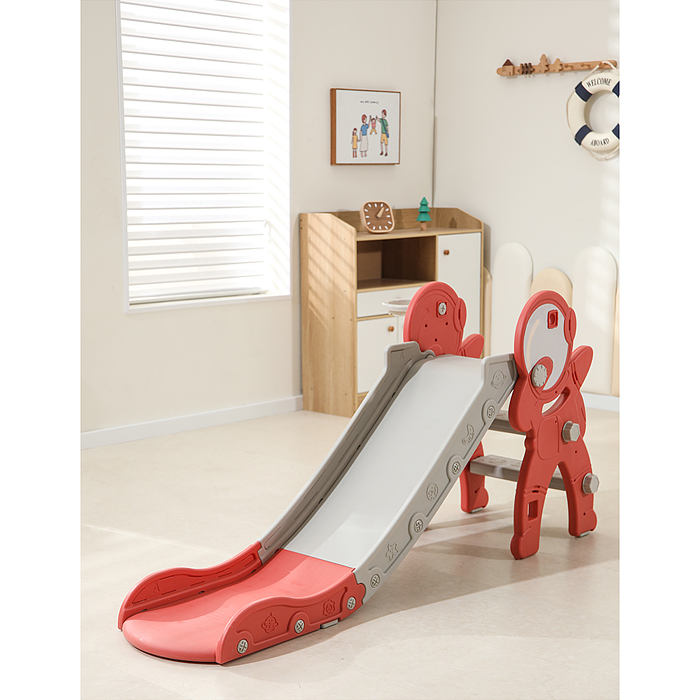 Фото к товару Горка детская UT0110 "Астронавт" (цвет красный) Горка детская UT0110 "Астронавт" (цвет красный)