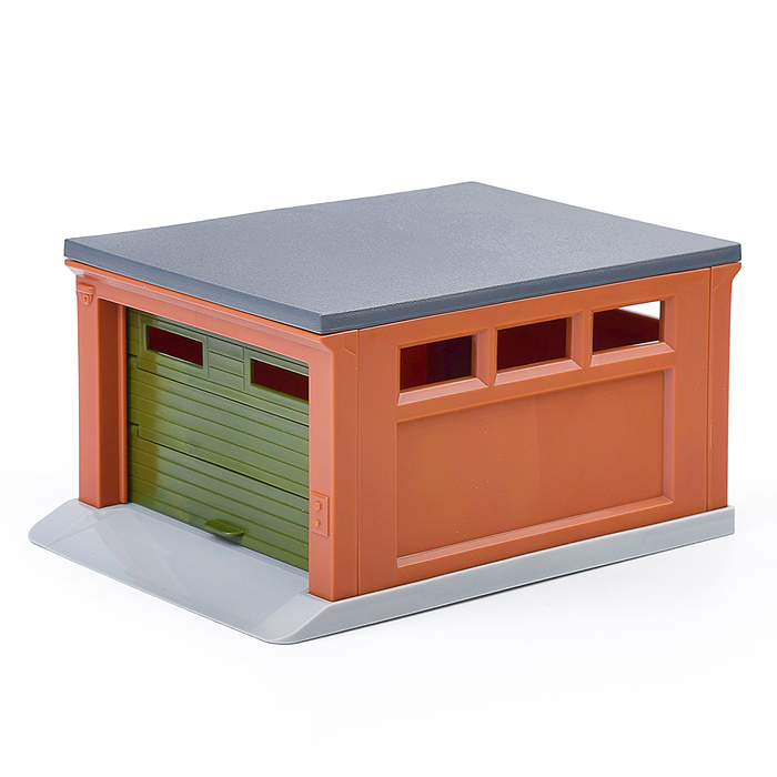 Фото к товару Гараж для машинок (хаки, коричневый, серый) 187х136х95 мм. Гараж для машинок (хаки, коричневый, серый) 187х136х95 мм.