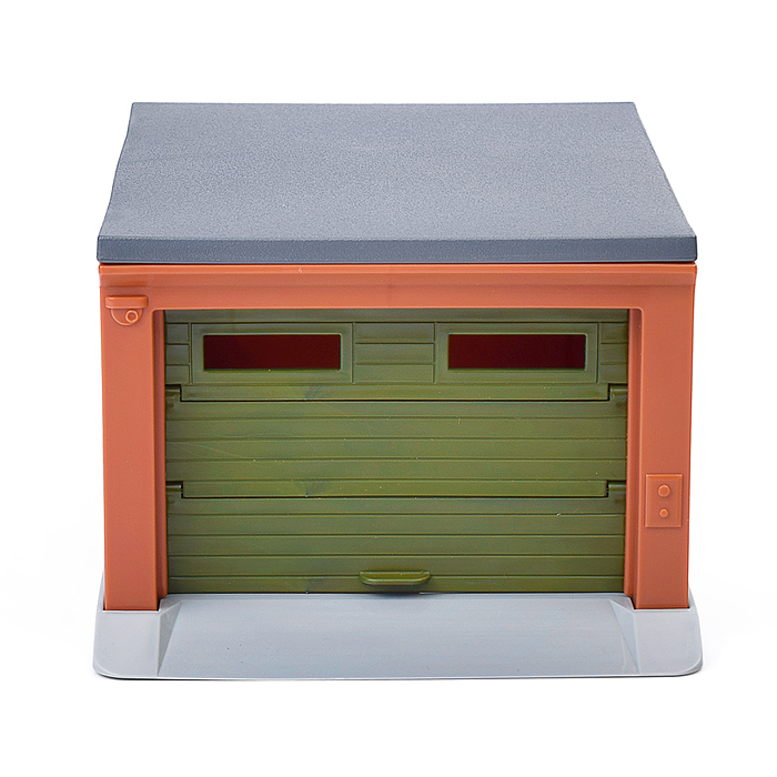 Фото к товару Гараж для машинок (хаки, коричневый, серый) 187х136х95 мм. Гараж для машинок (хаки, коричневый, серый) 187х136х95 мм.