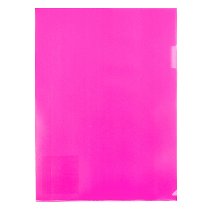 Папка-уголок A4 180 мкм, волокно, розовый Trend NEON Папка-уголок A4 180 мкм, волокно, розовый Trend NEON