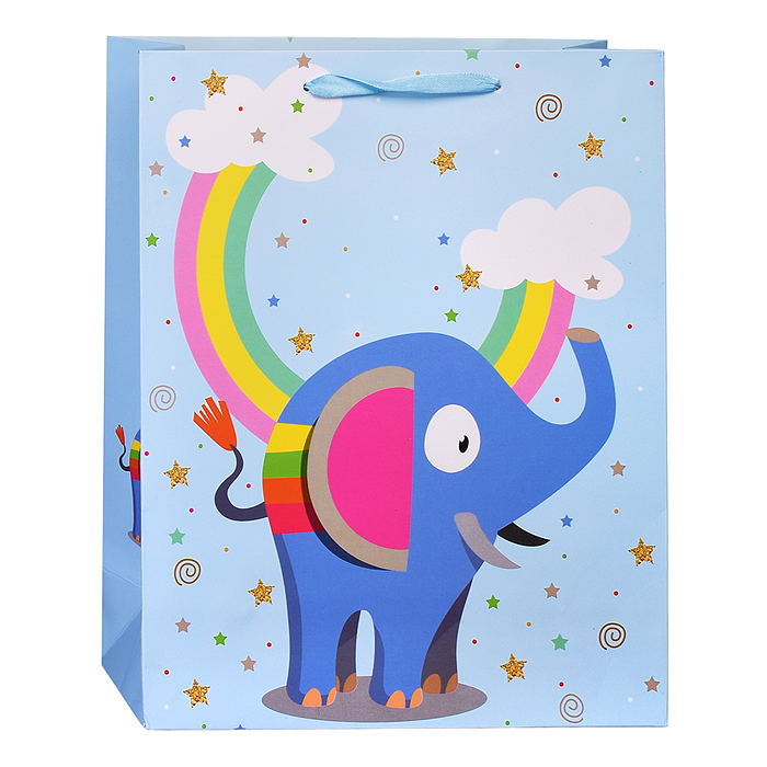 Фото к товару Пакет подарочный 00-6297 "Детский праздник" 26*32*10,5 см. Пакет подарочный 00-6297 "Детский праздник" 26*32*10,5 см.