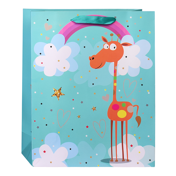 Фото к товару Пакет подарочный 00-6297 "Детский праздник" 26*32*10,5 см. Пакет подарочный 00-6297 "Детский праздник" 26*32*10,5 см.
