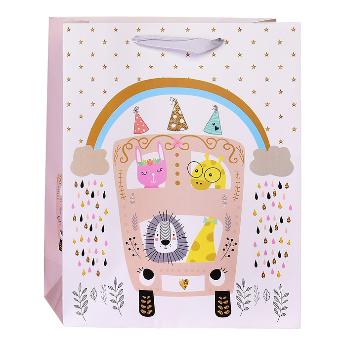 Фото к товару Пакет подарочный 00-6297 "Детский праздник" 26*32*10,5 см. Пакет подарочный 00-6297 "Детский праздник" 26*32*10,5 см.