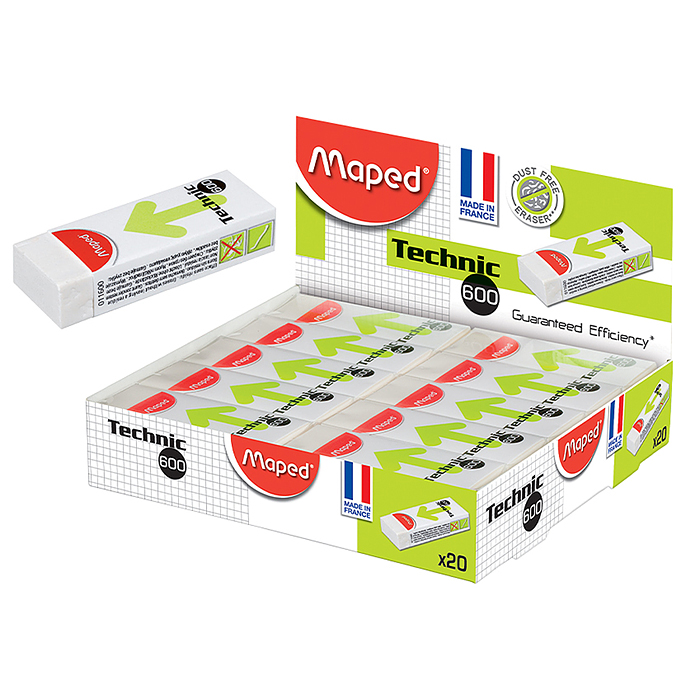 Ластик "Technic" "без грязи" мал., в футляре Ластик "Technic" "без грязи" мал., в футляре