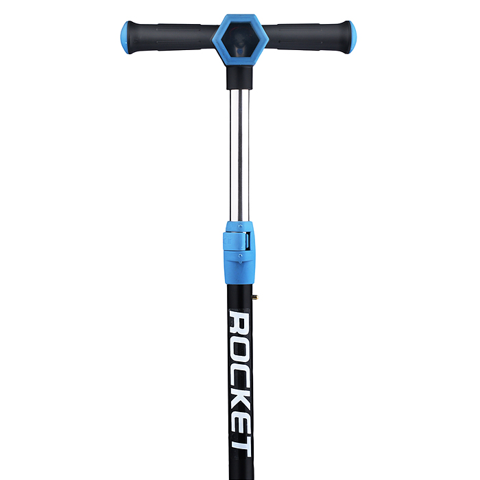 Фото к товару Самокат 3-х колесный ROCKET, синий Самокат 3-х колесный ROCKET, синий