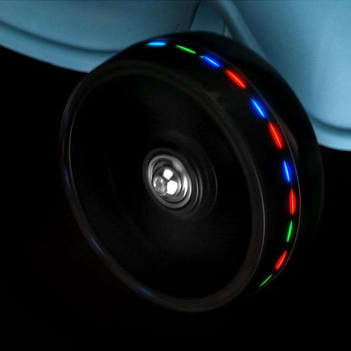 Фото к товару Самокат 3-х колесный ROCKET, синий Самокат 3-х колесный ROCKET, синий