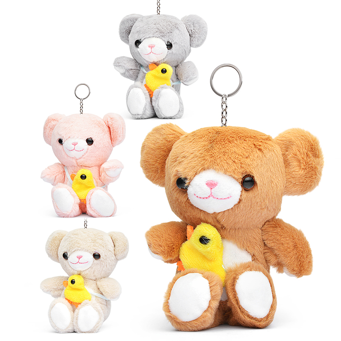 Мягкая игрушка M1315 "Медведь" с сумочкой в виде уточки