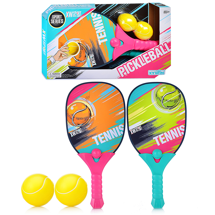 Набор ракеток 9916 (2 ракетки+2 мяча) Набор ракеток 9916 (2 ракетки+2 мяча)