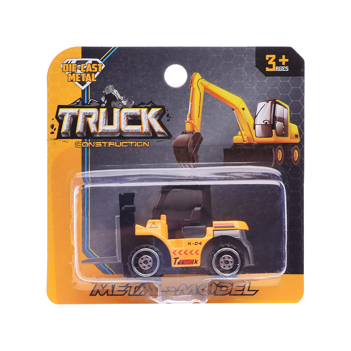 Машина ZQ-006 "Стройка" металл., в ассортименте, в коробке