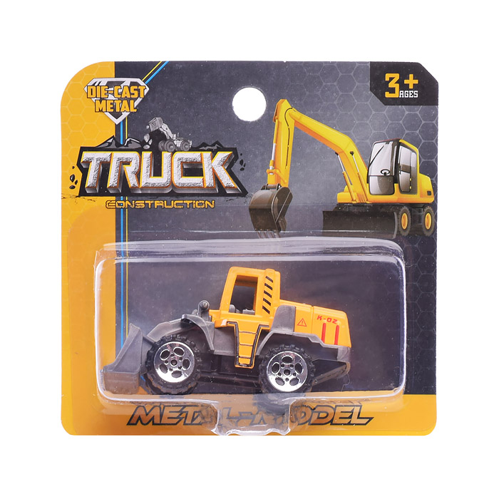 Машина ZQ-006 "Стройка" металл., в ассортименте, в коробке