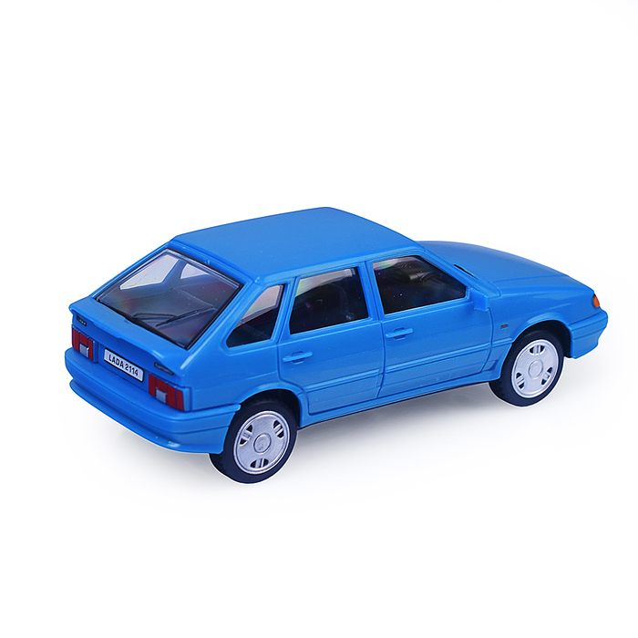 Фото к товару Машина пластик LADA-2114 "Samara" без дверей, 11 cm, синий, в коробке Машина пластик LADA-2114 "Samara" без дверей, 11 cm, синий, в коробке