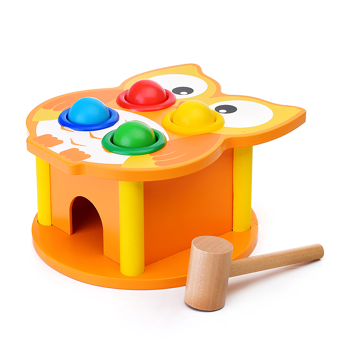 Фото к товару Стучалка D1560 "Сова" в коробке Стучалка D1560 "Сова" в коробке