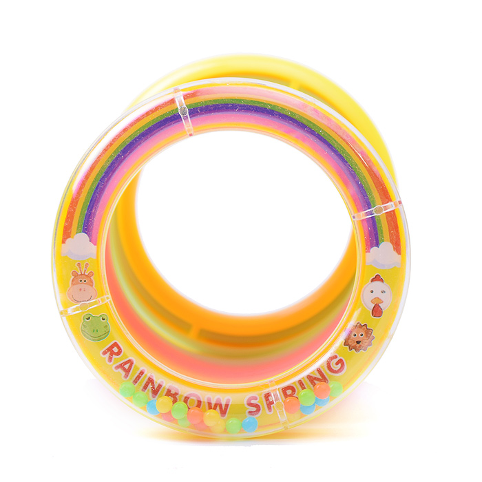Пружинка-радуга A22-YW "Веселые акулы" в сетке
