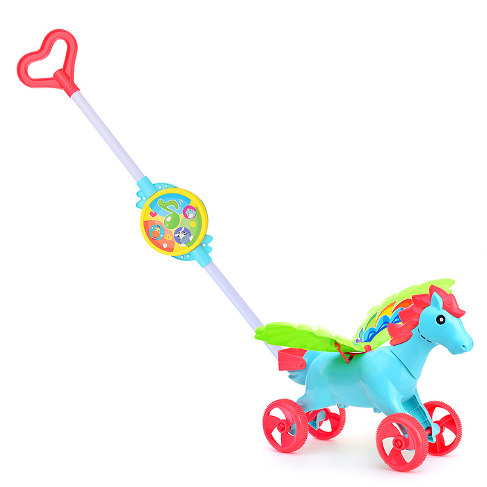 Фото к товару Каталка D0351 на батарейках, в сетке Каталка D0351 на батарейках, в сетке