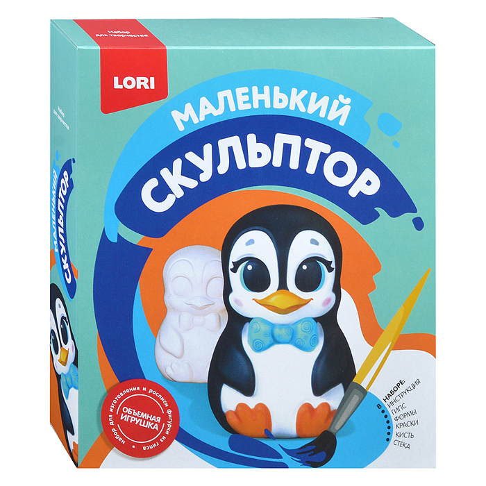 Фото к товару Маленький скульптор "Пингвин" Маленький скульптор "Пингвин"