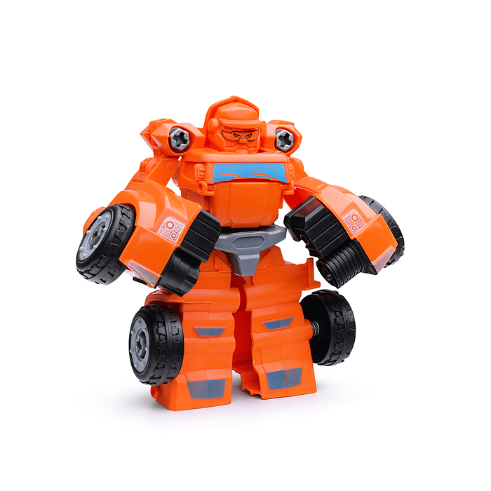 Конструктор RL589-19E "Робот Car" с отверткой, в коробке