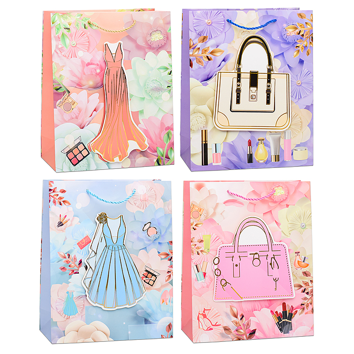 Пакет подарочный 00-6366 "Style №2" 26х32х10 см Пакет подарочный 00-6366 "Style №2" 26х32х10 см