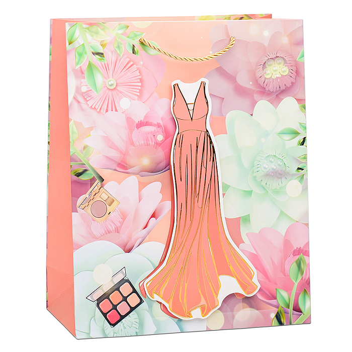 Фото к товару Пакет подарочный 00-6366 "Style №2" 26х32х10 см Пакет подарочный 00-6366 "Style №2" 26х32х10 см