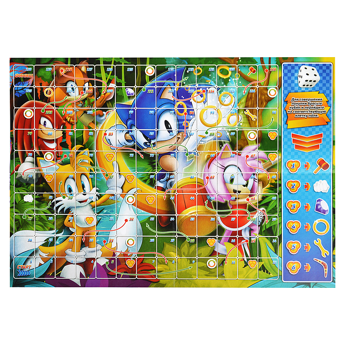 Фото к товару Настольная игра-ходилка "Большая гонка. Супер ёж" Настольная игра-ходилка "Большая гонка. Супер ёж"