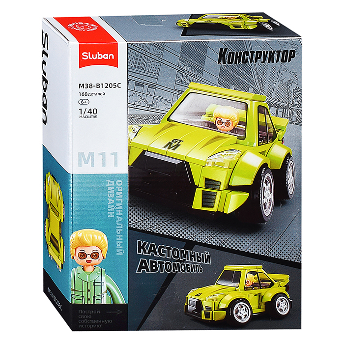 Конструктор M38-B1205 "Автомобиль" в коробке
