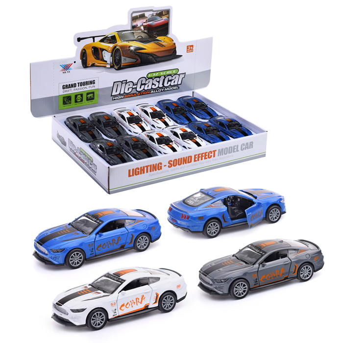 Машина металл K174B13 "Кобра" (свет, звук) в коробке Машина металл K174B13 "Кобра" (свет, звук) в коробке