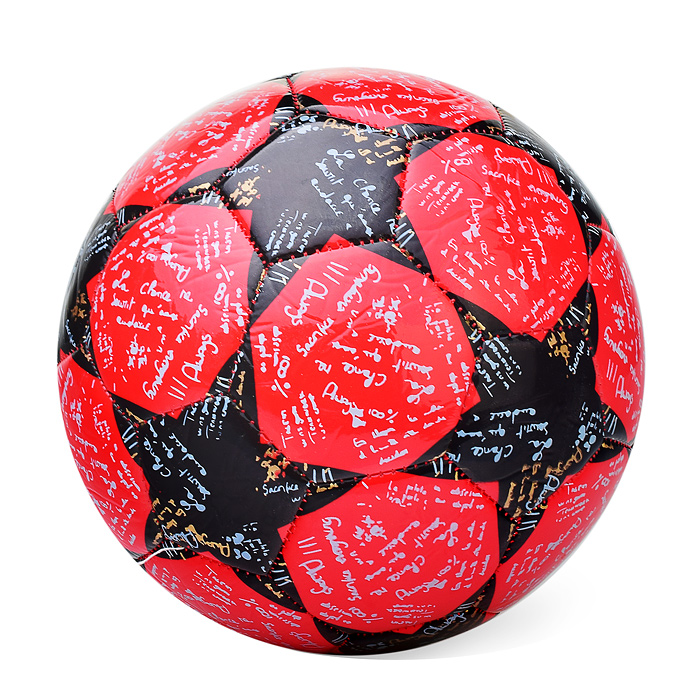 Фото к товару Мяч футбольный 00-1830, размер 5, PVC, вес 310 г. Мяч футбольный 00-1830, размер 5, PVC, вес 310 г.