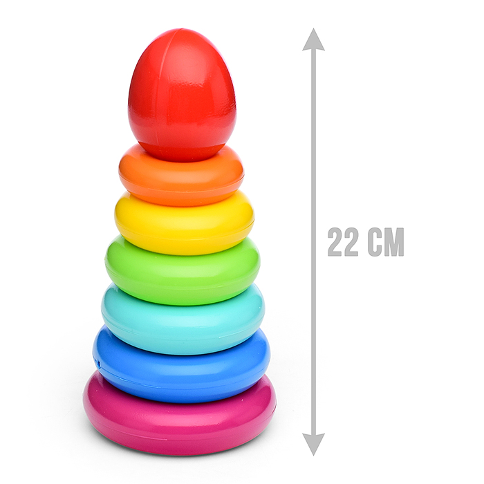 Пирамида "Капелька" 22см, 8дет. (в сетке) Пирамида "Капелька" 22см, 8дет. (в сетке)