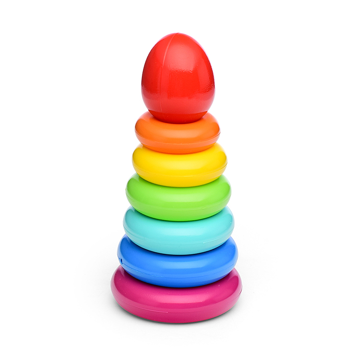 Фото к товару Пирамида "Капелька" 22см, 8дет. (в сетке) Пирамида "Капелька" 22см, 8дет. (в сетке)